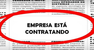 Vereda Transportes LTDA contrata Porteiro, Servente, Aux. lanternagem e Capoteiro